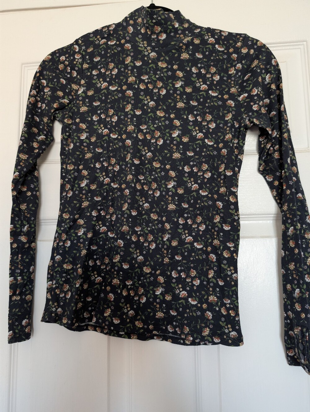 NWT Sezane Felix Jumper Navy Miranda Print - Size M - Picture 3 of 7